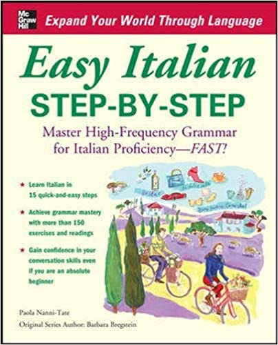 Cover of the textbook "Easy Italian: Step-by-Step"