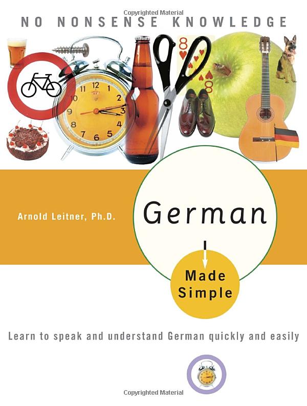 A cover of the book "German Made Simple"