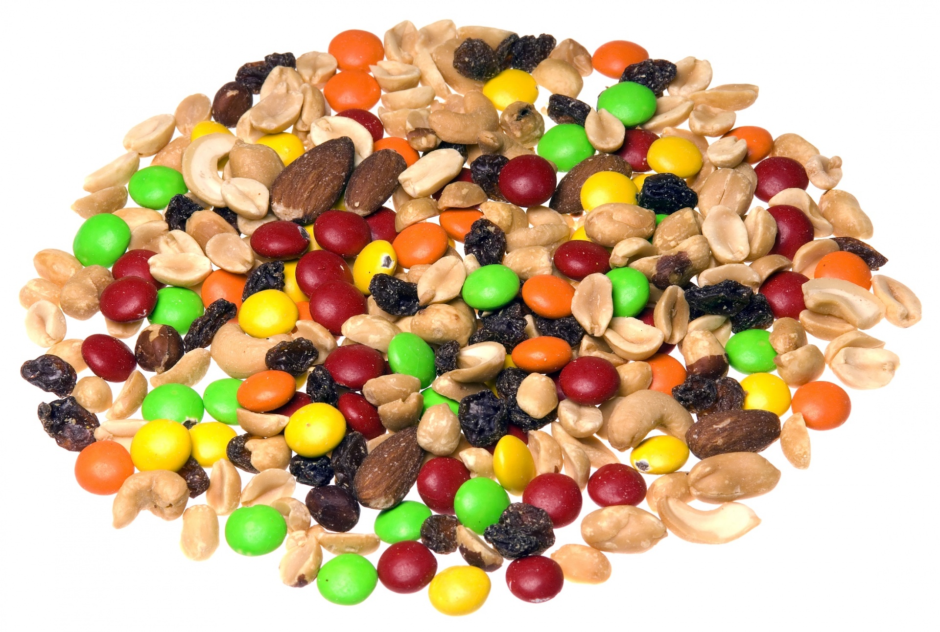 A photo of trail mix