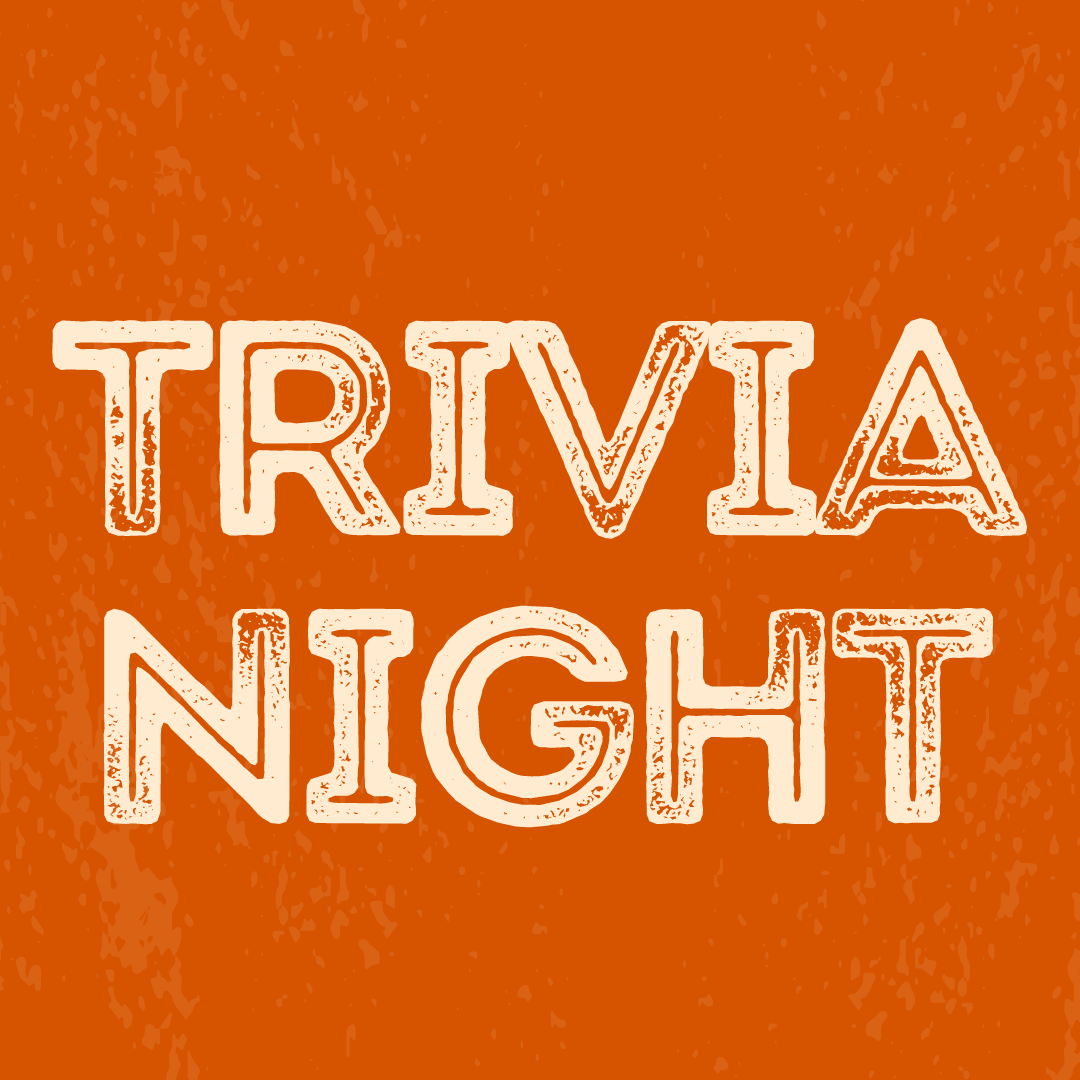 Graphic detailing the event "Trivia Night"