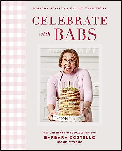Book cover of Celebrate with Babs cookbook by Barbara Costello