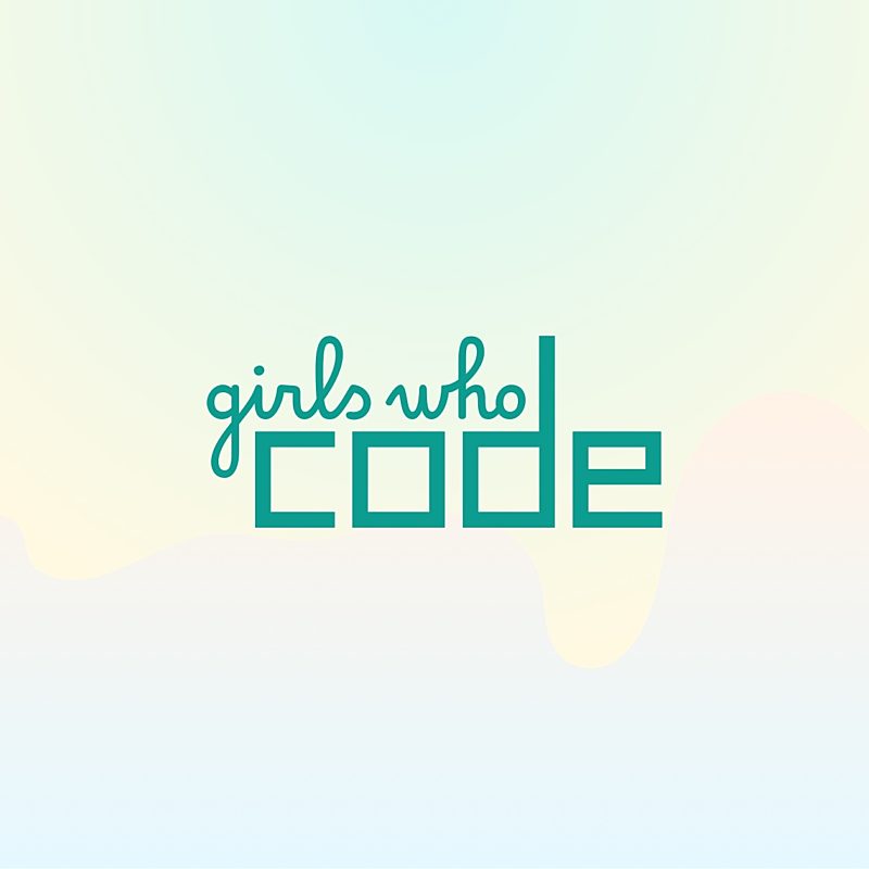 girls who code logo on light background