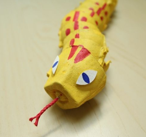 egg carton snake