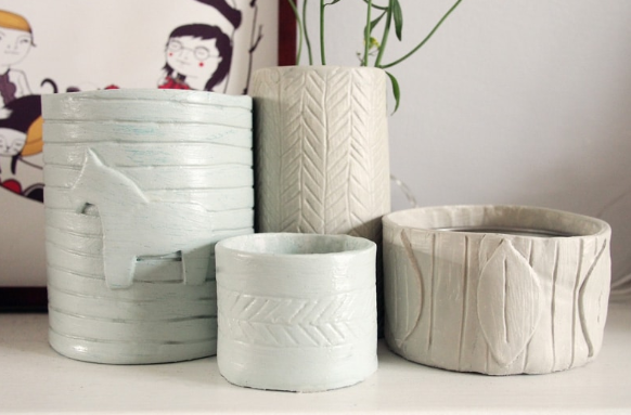 air dry clay pottery