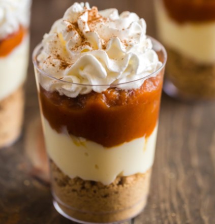 pumpkin pie cup