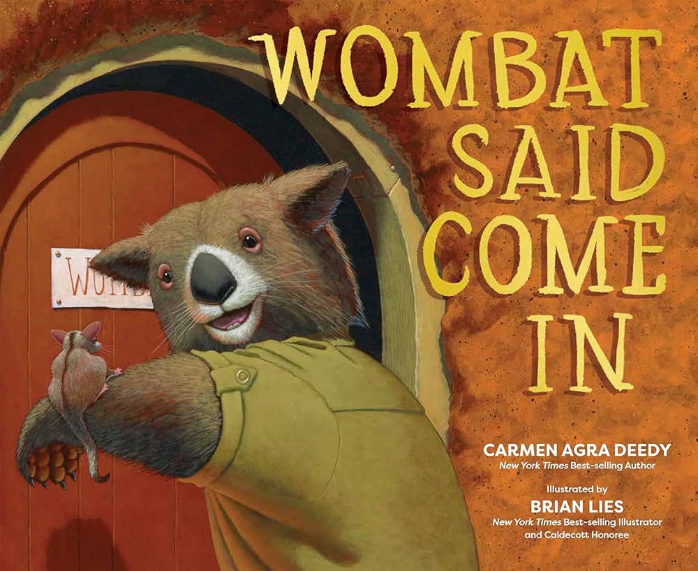 wombat said come in book cover