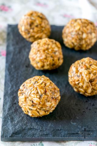 A photo of oat balls