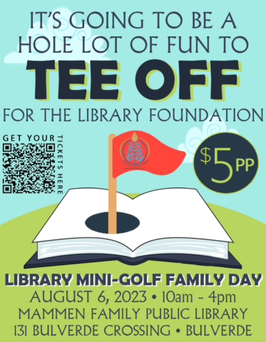 Foundation mini-golf fundraiser