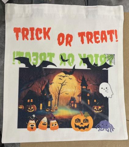 Sublimated Trick or Treat Bag