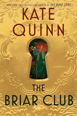 Golden book cover of The Briar Club by Kate Quinn