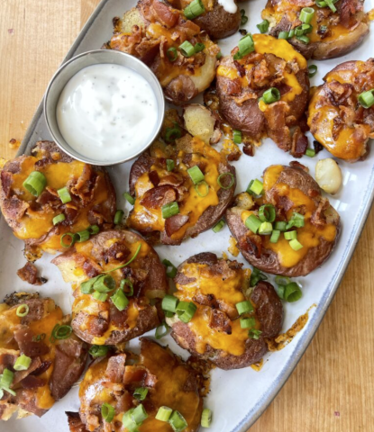 Loaded Smashed Potatoes