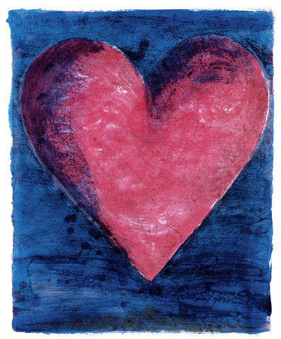 A Heart on the Rue de Grenelle, Jim Dine, 1981