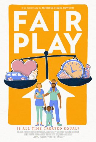 The image displays the cover art for the documentary Fair Play