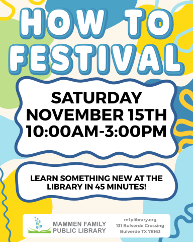 How To Festival Graphic