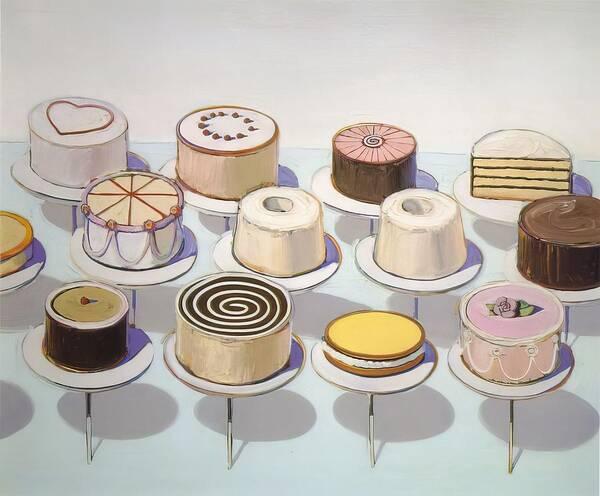 Cakes by Wayne Thiebaud