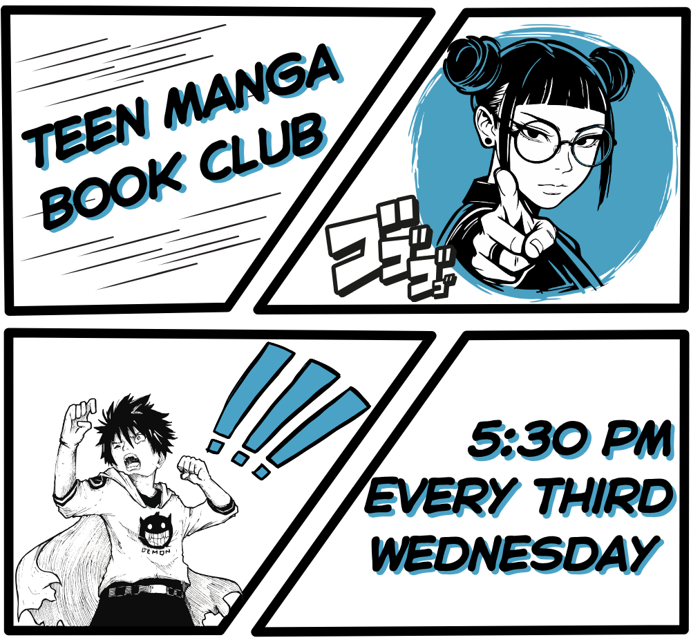 Manga book club advertisement image